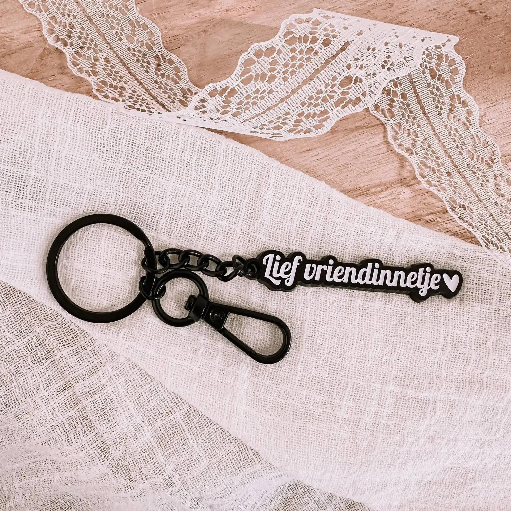 winkeltjevananne Sleutelhanger - Lief vriendinnetje