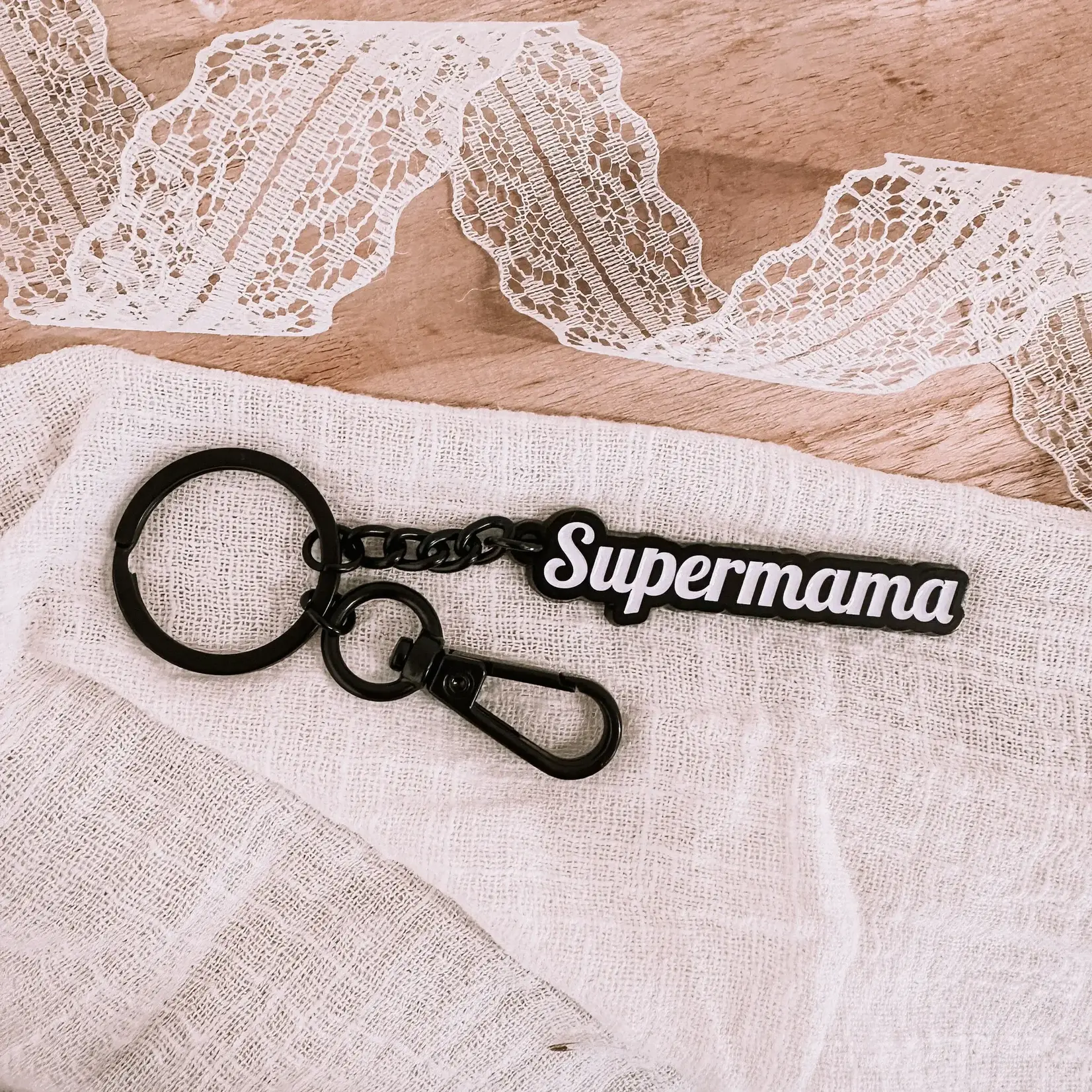 winkeltjevananne Sleutelhanger - Supermama