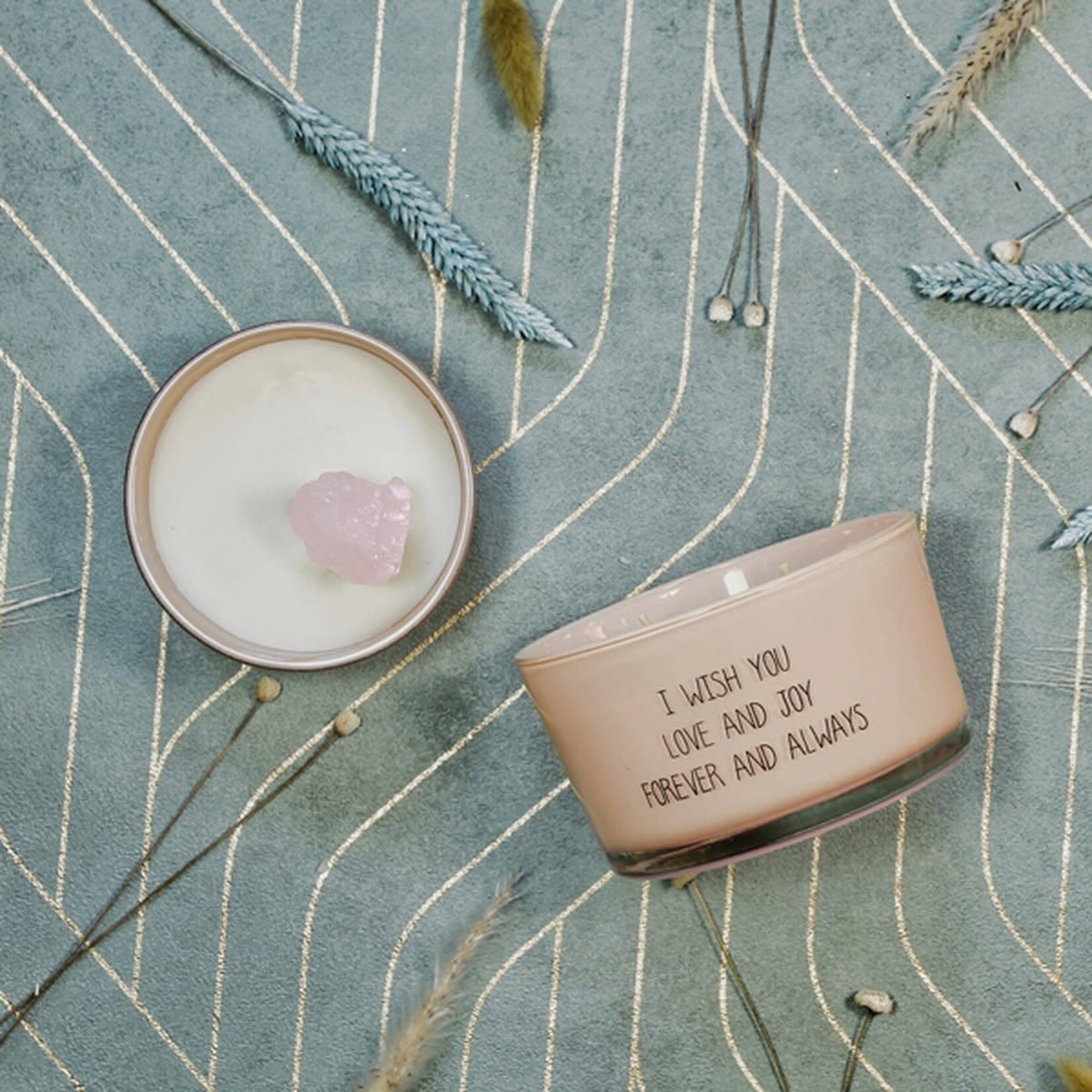 My Flame Lifestyle Sojakaars Edelsteen - I Wish You Love And Joy Forever And Always