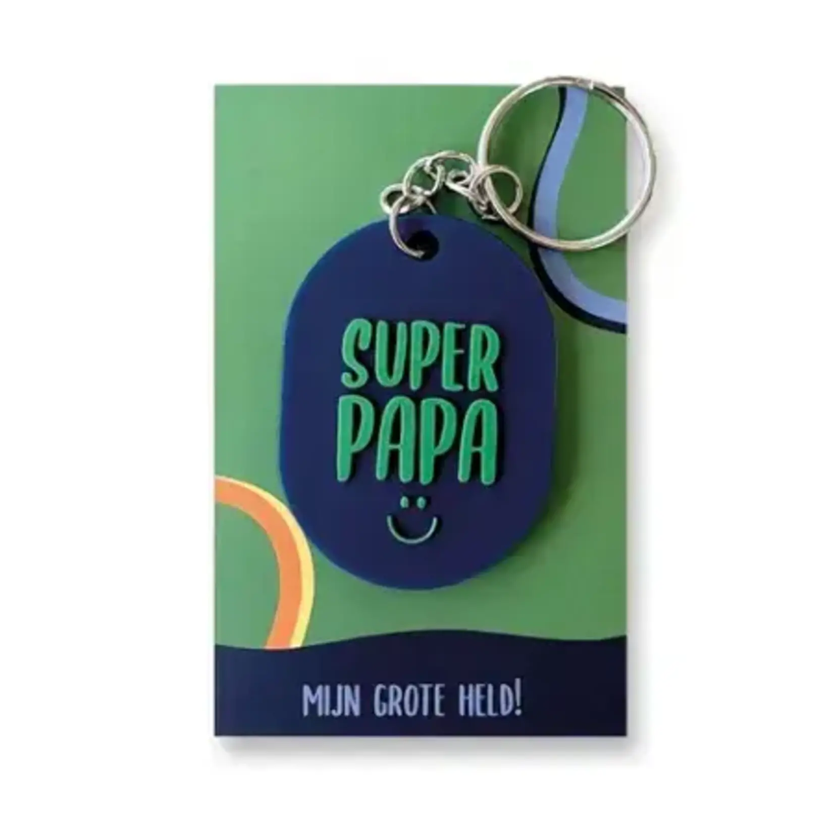 Kassaplan Sleutelhanger - Super papa