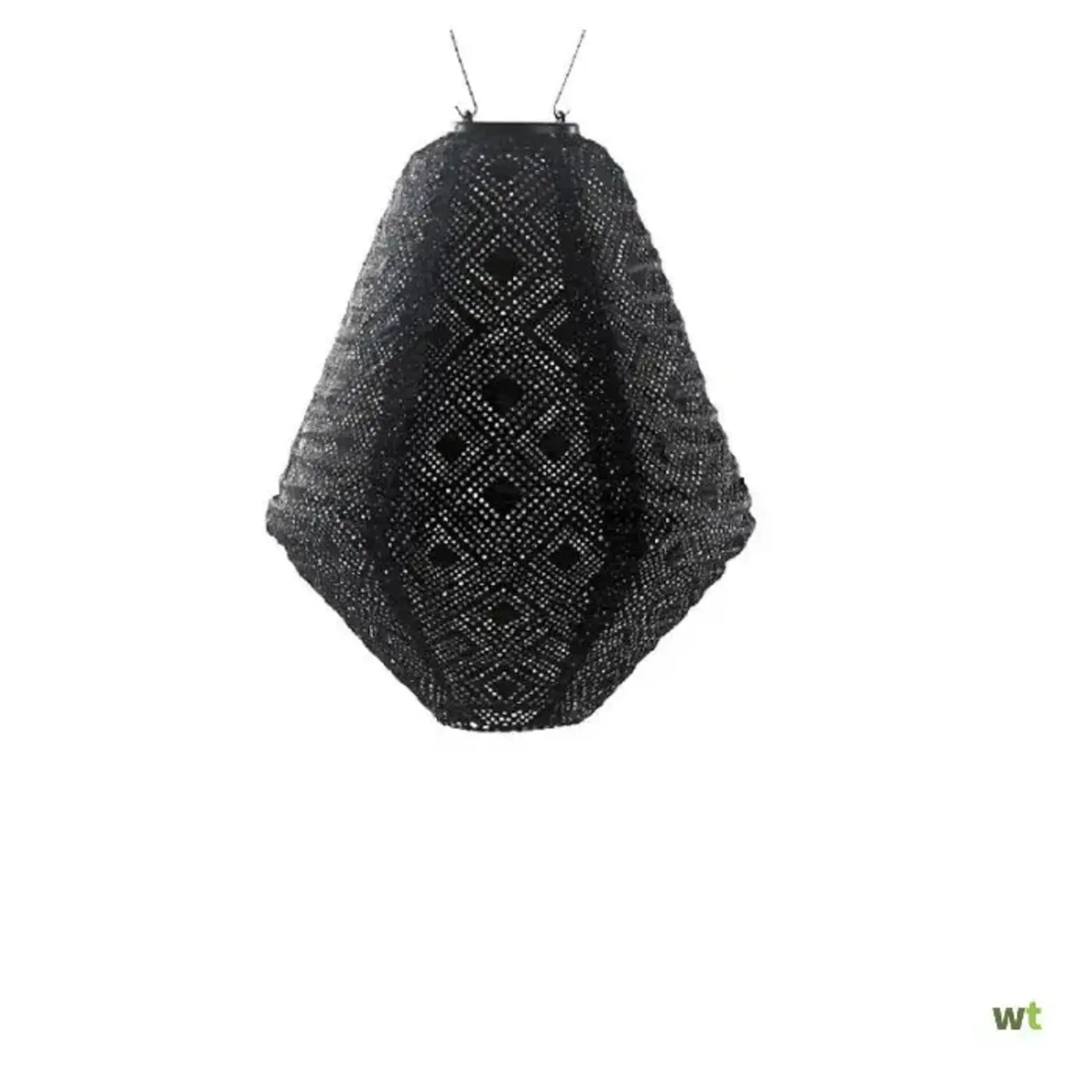 LUMIZ Lumiz solar Lampion Can Mosaic 30cm Black