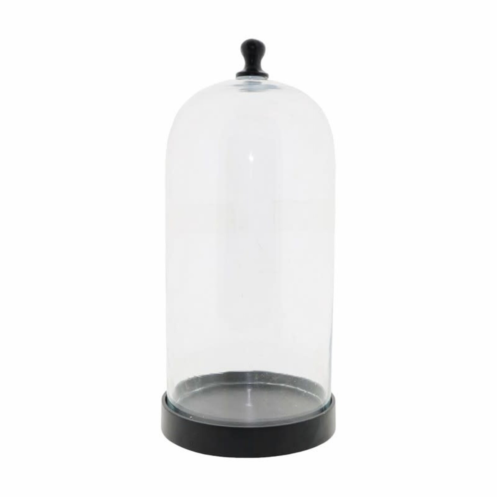 Home Society Deco Dome L Zwart Hout