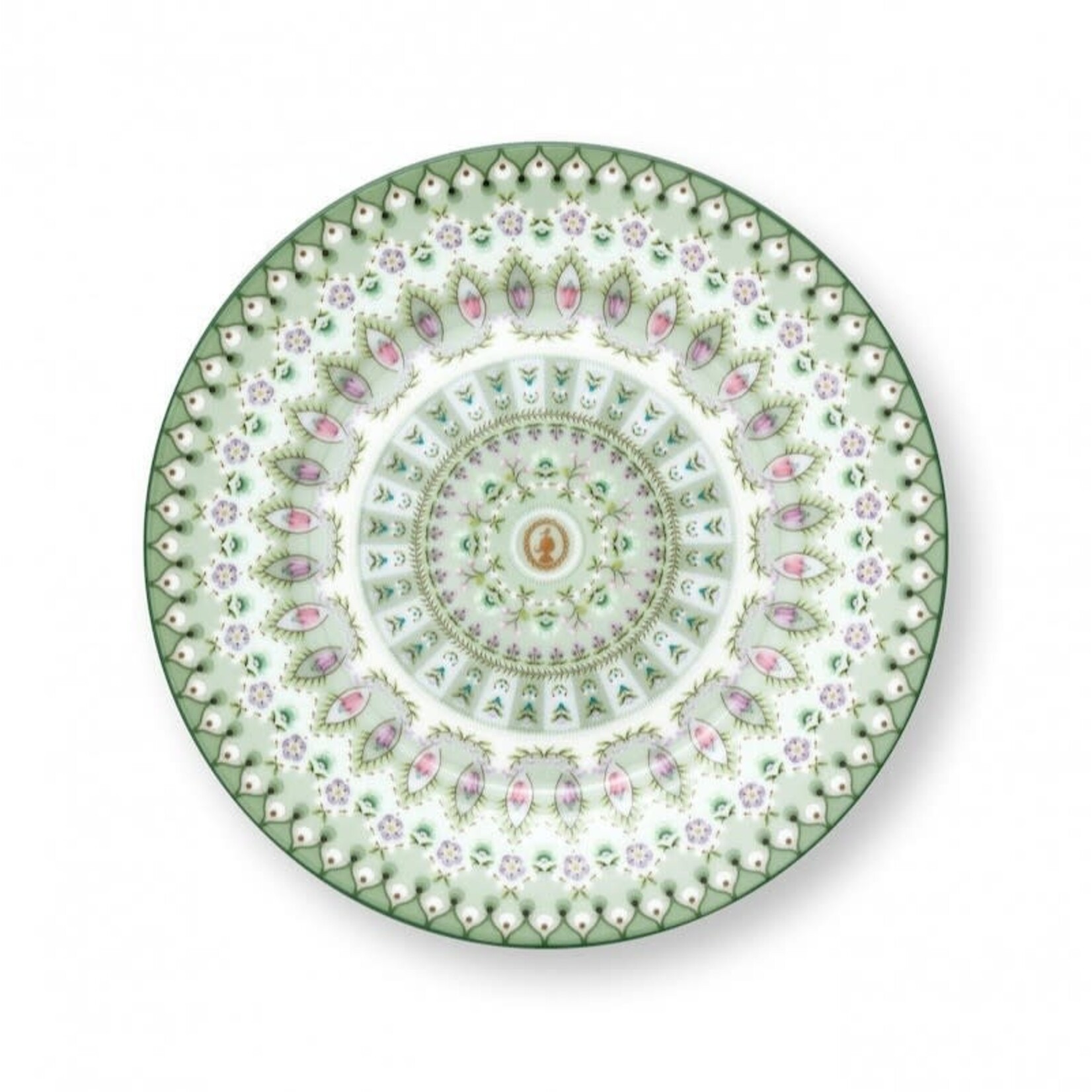 Pip Studio Lily & Lotus Plate Lily & Lotus Moon Delight Light Green 17 cm