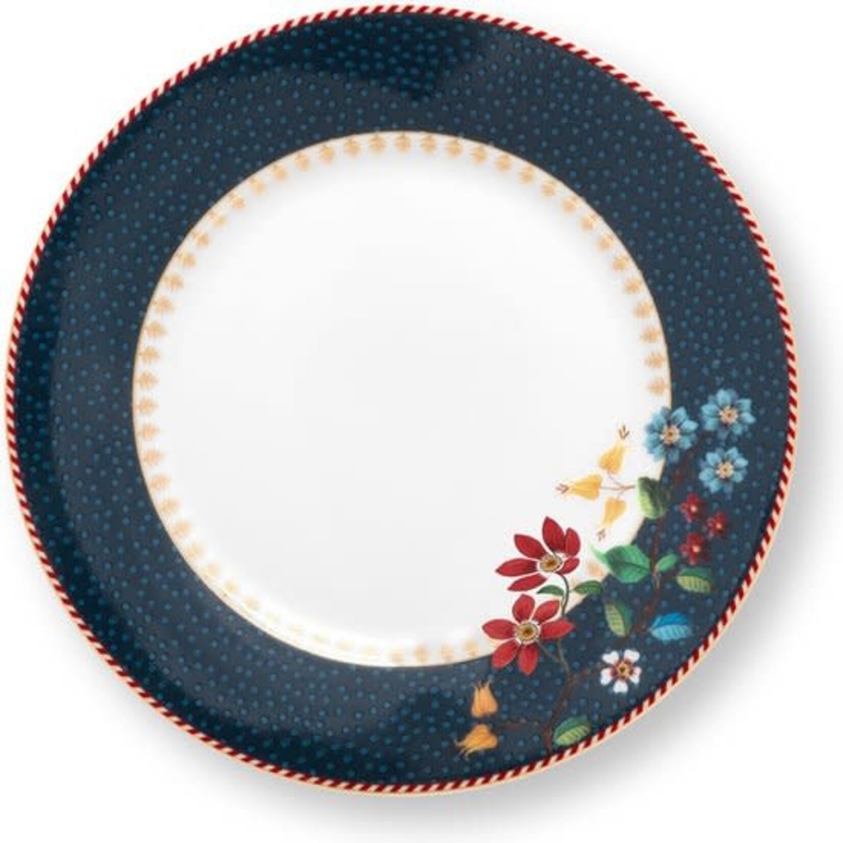PIP Studio Pip Studio plate Berry Blue 17 cm