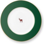 PIP Studio Pip Love Birds Plate Dark Green 17 cm