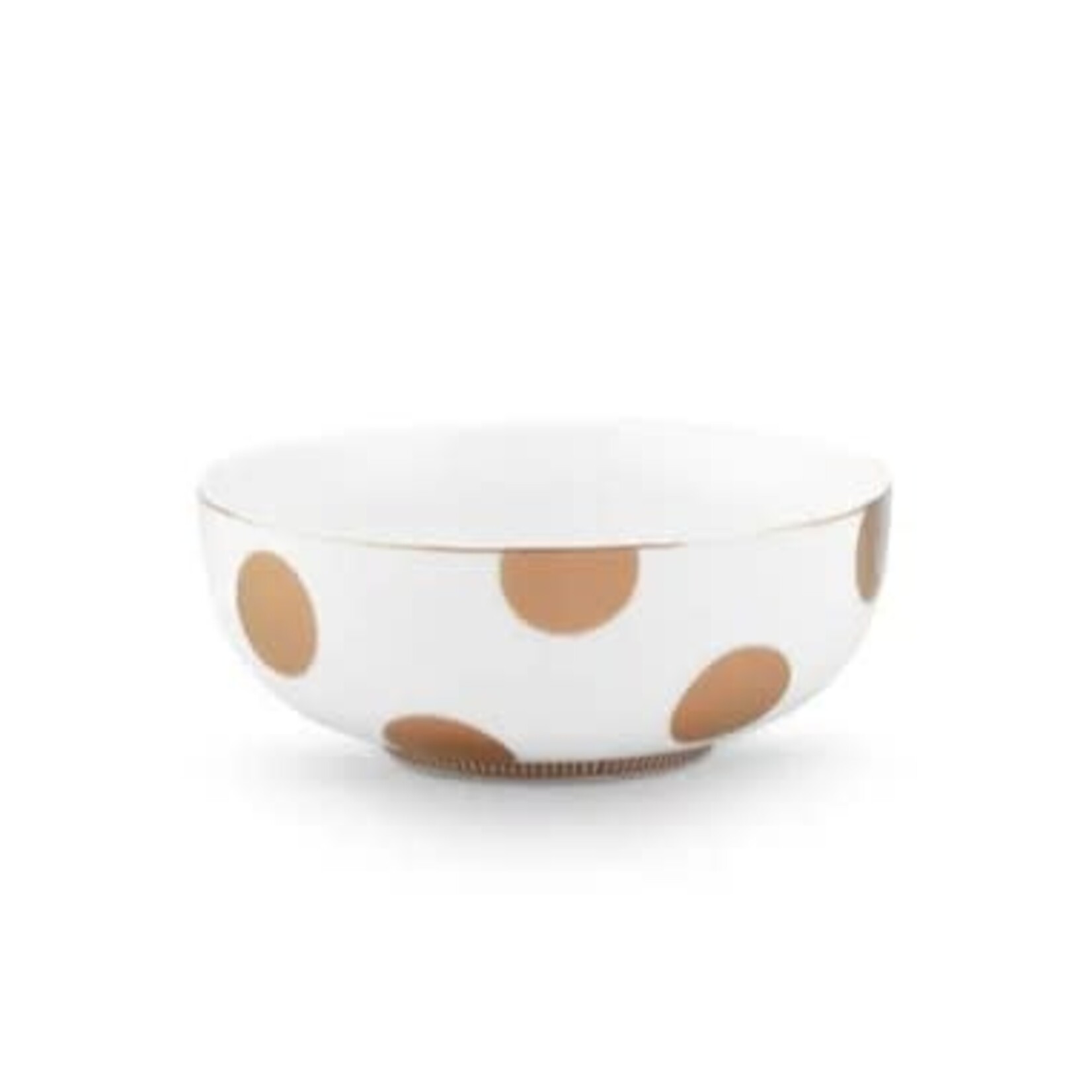 PIP Studio Pip Bowl Dot Delight wit/goud 15cm van 19,99 voor