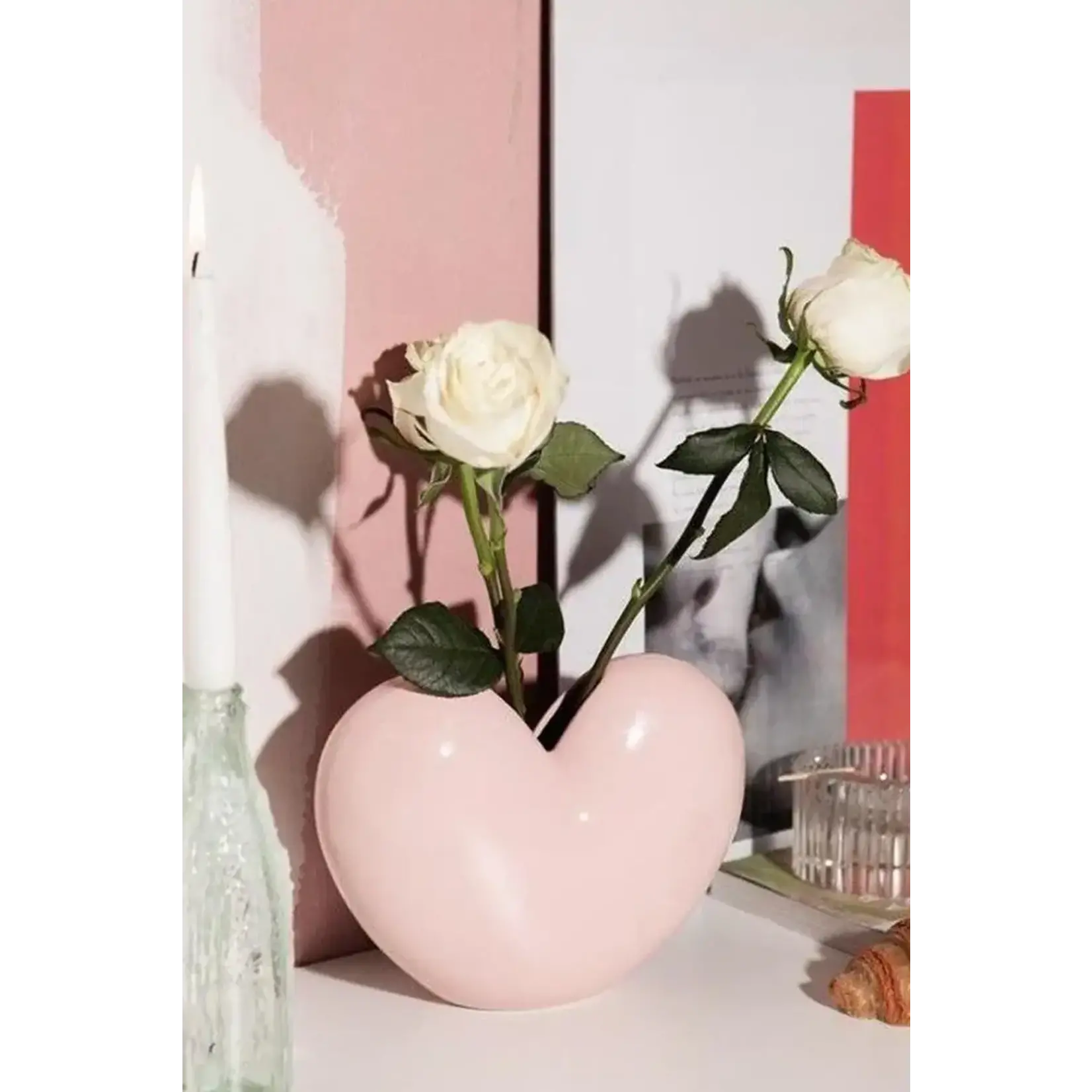 Doiy Doiy Vaas Love pink