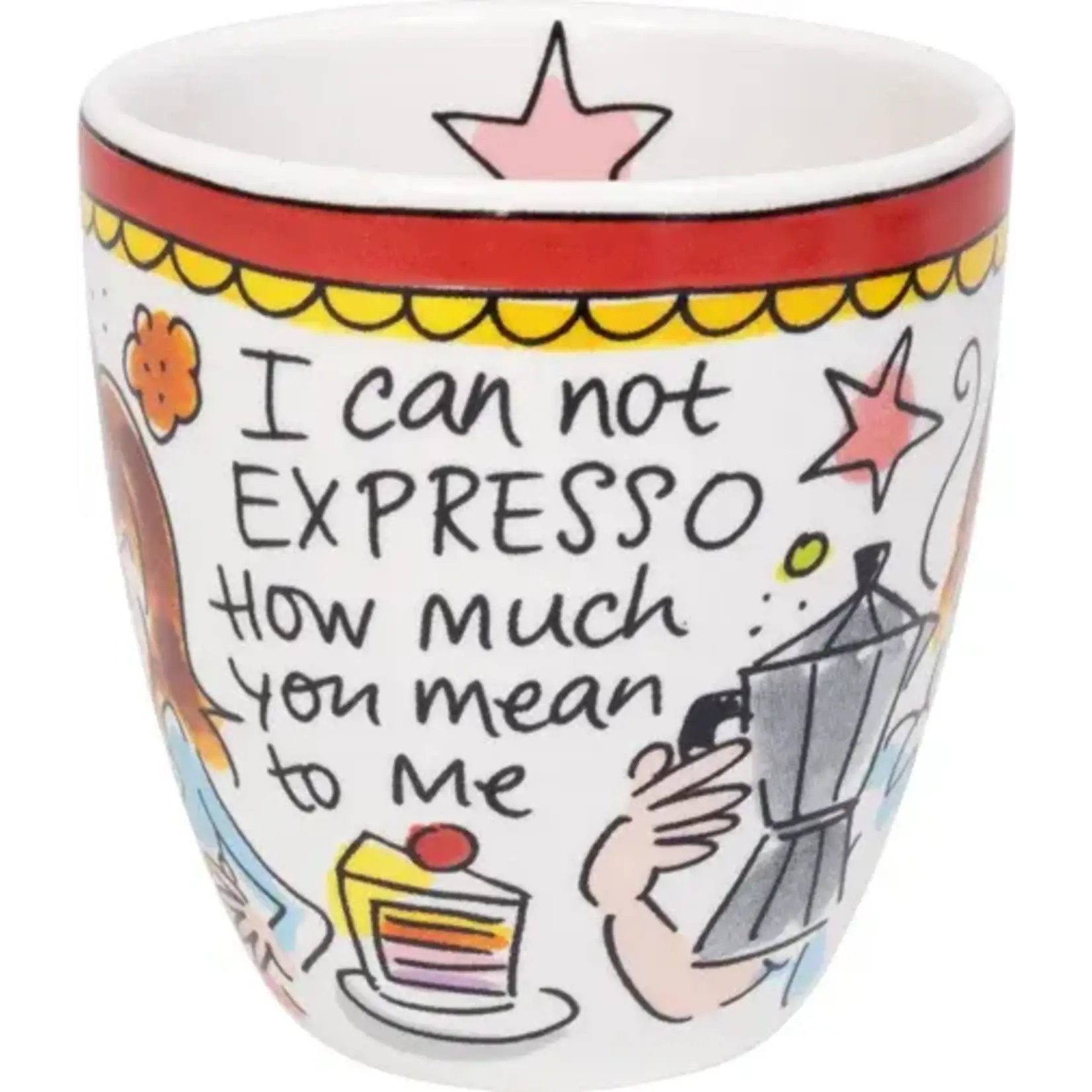Blond Amsterdam Minimug: No Handle Red Blond Amsterdam
