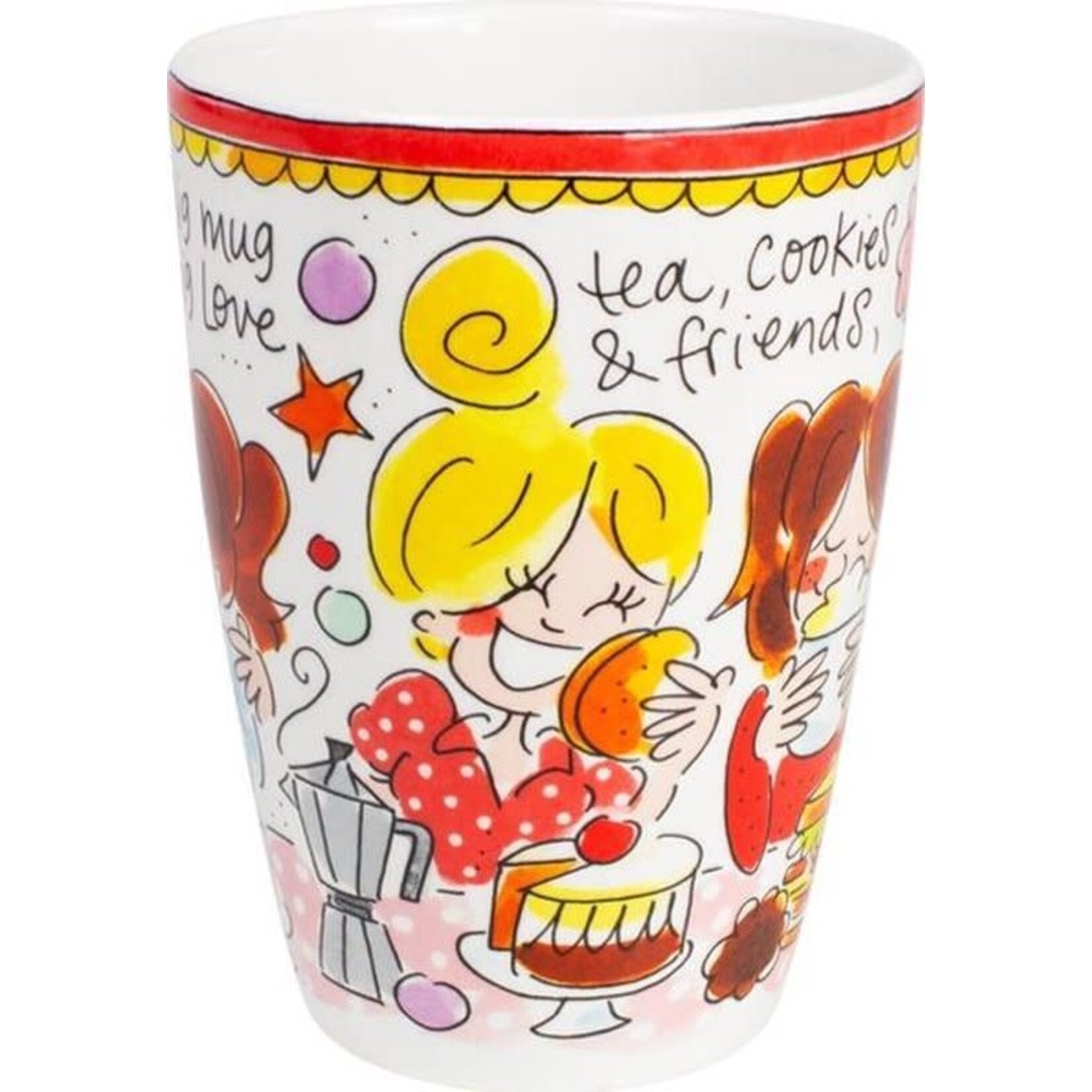 Blond Amsterdam XL mug Big Love dark pink Blond Amsterdam