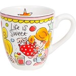 Blond Amsterdam Mini mug pink 0.2 L Life is sweet Blond Amsterdam