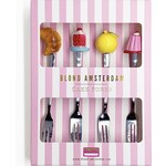 Blond Amsterdam Cake forks set/4 Blond Amsterdam