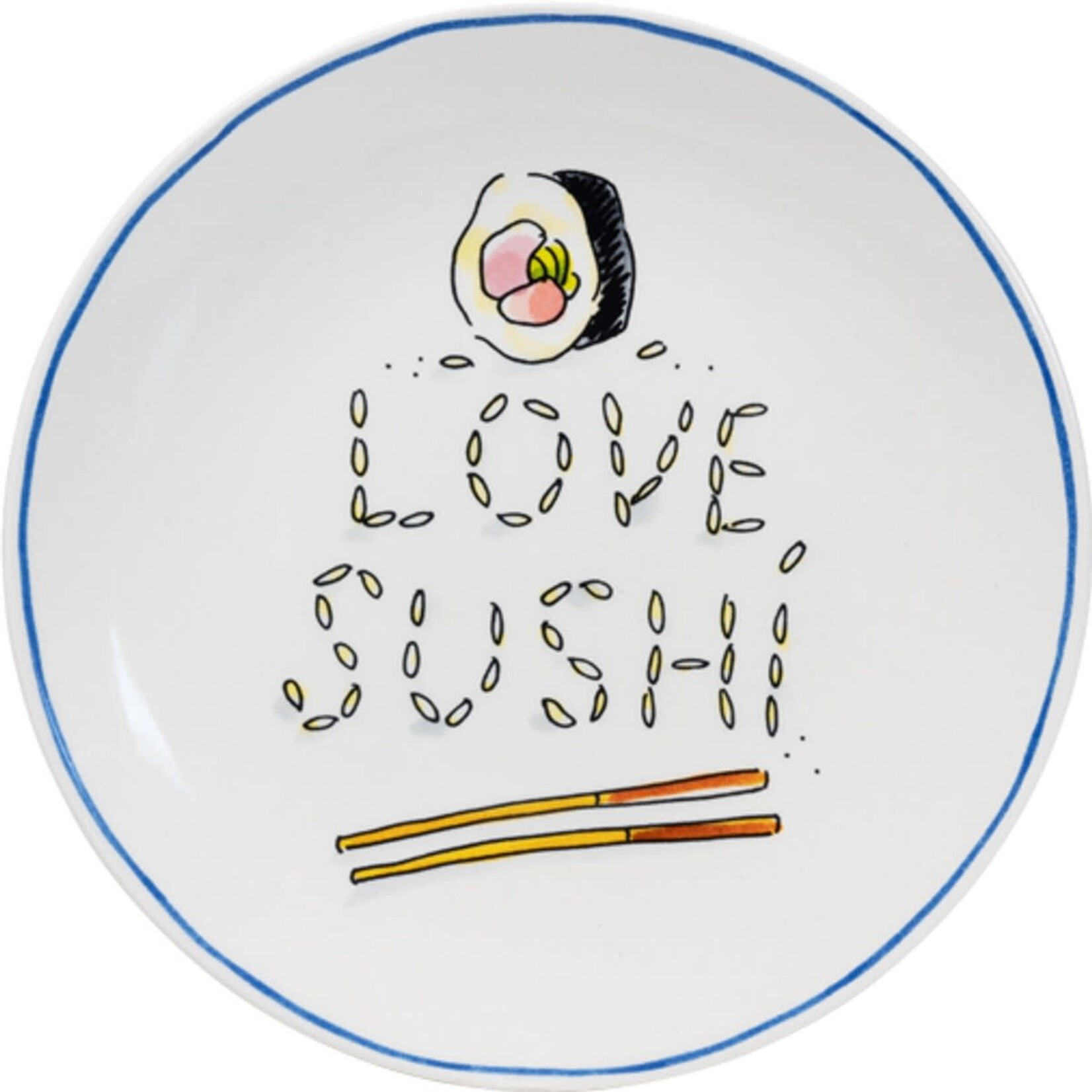 Blond Amsterdam Plate 18 cm Love sushi Blond Amsterdam