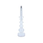 Peri Living Candleholder Clear chrome L