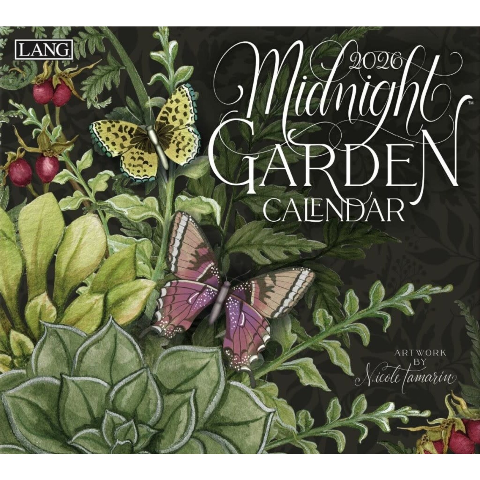 LANG 2026 LANG Calender Midnight Garden