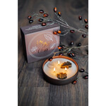 Home Society Candle leaves bowl 12HR brandtijd