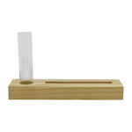 Home Society Houten standaard met vaasje