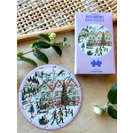 vissevasse Mini puzzel- White Christmas