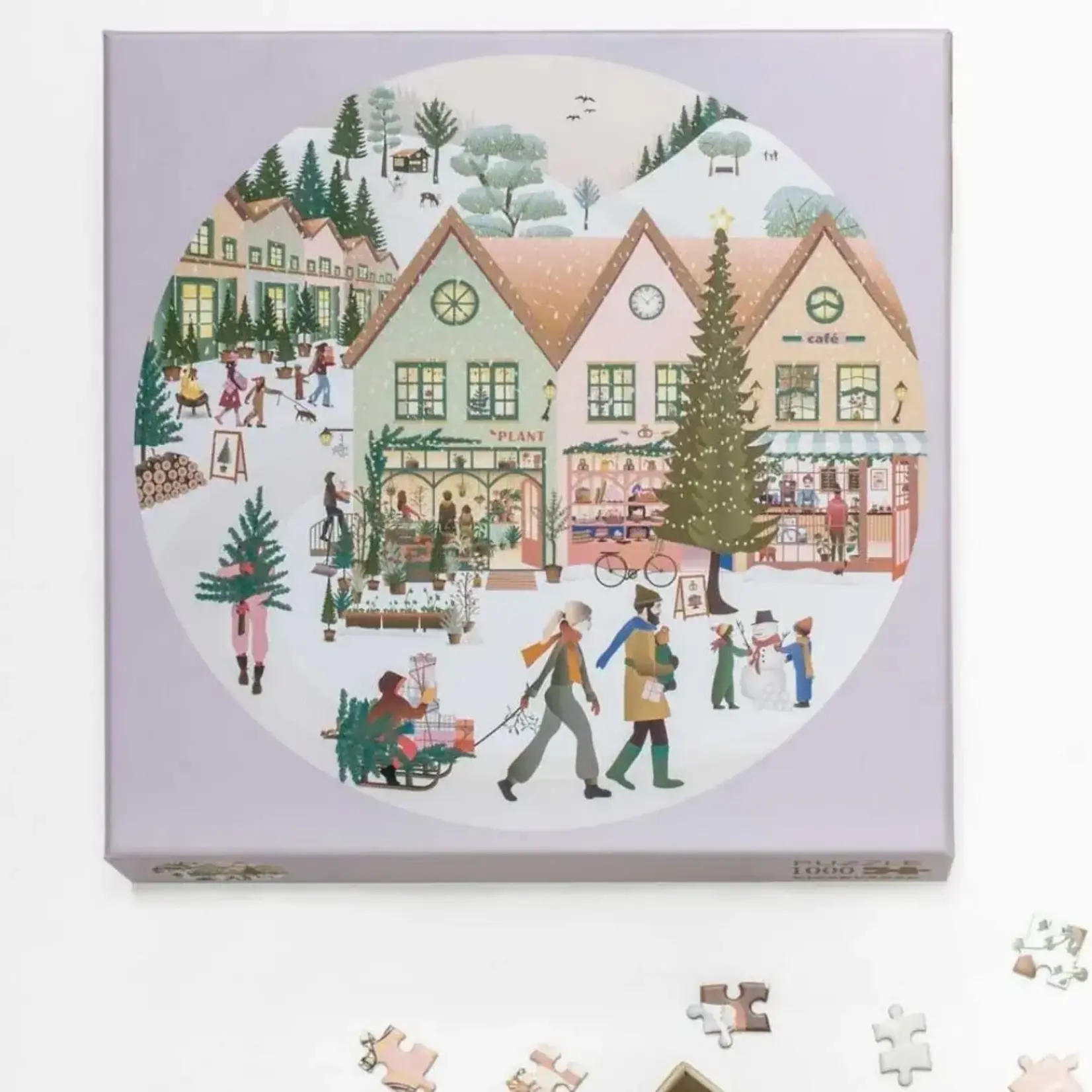 vissevasse White Christmas Puzzle 1000 pcs