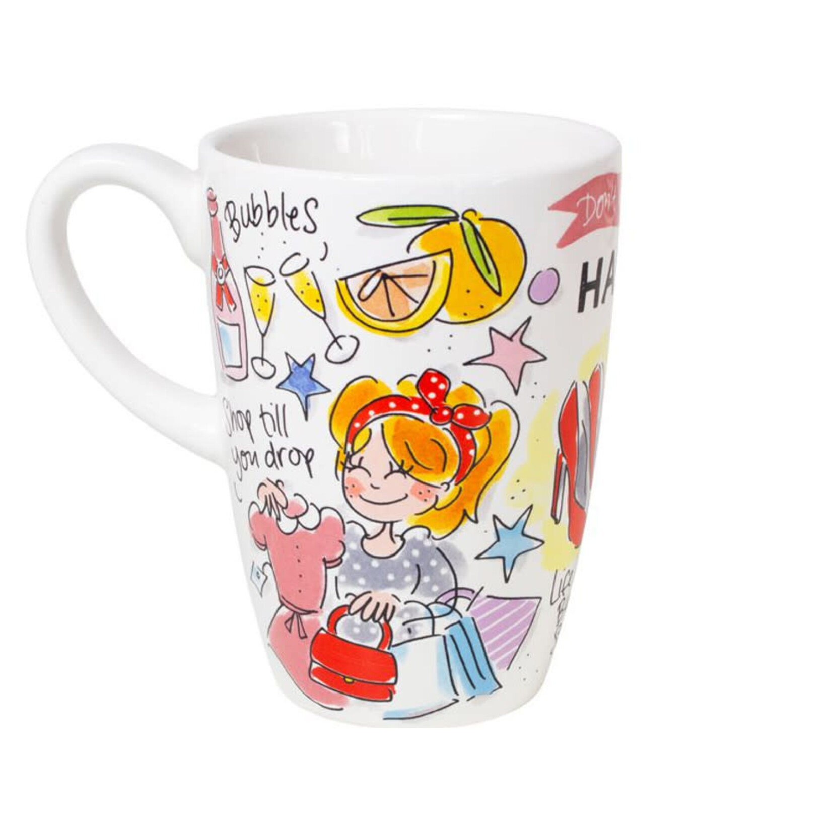 Blond Amsterdam Don't worry be happy XL Mug  Blond Amsterdam