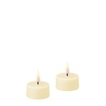 Deluxe Homeart Cream Tea Light Candle D:4,1*4,5cm per stuk