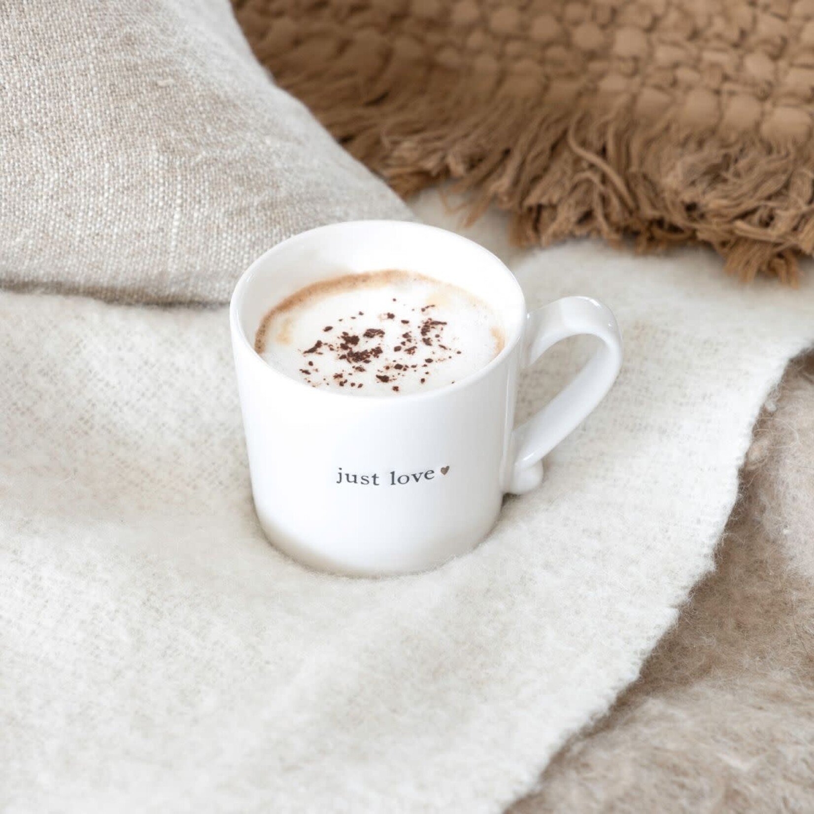 Bastion Collections Bastion Mug White Just Love