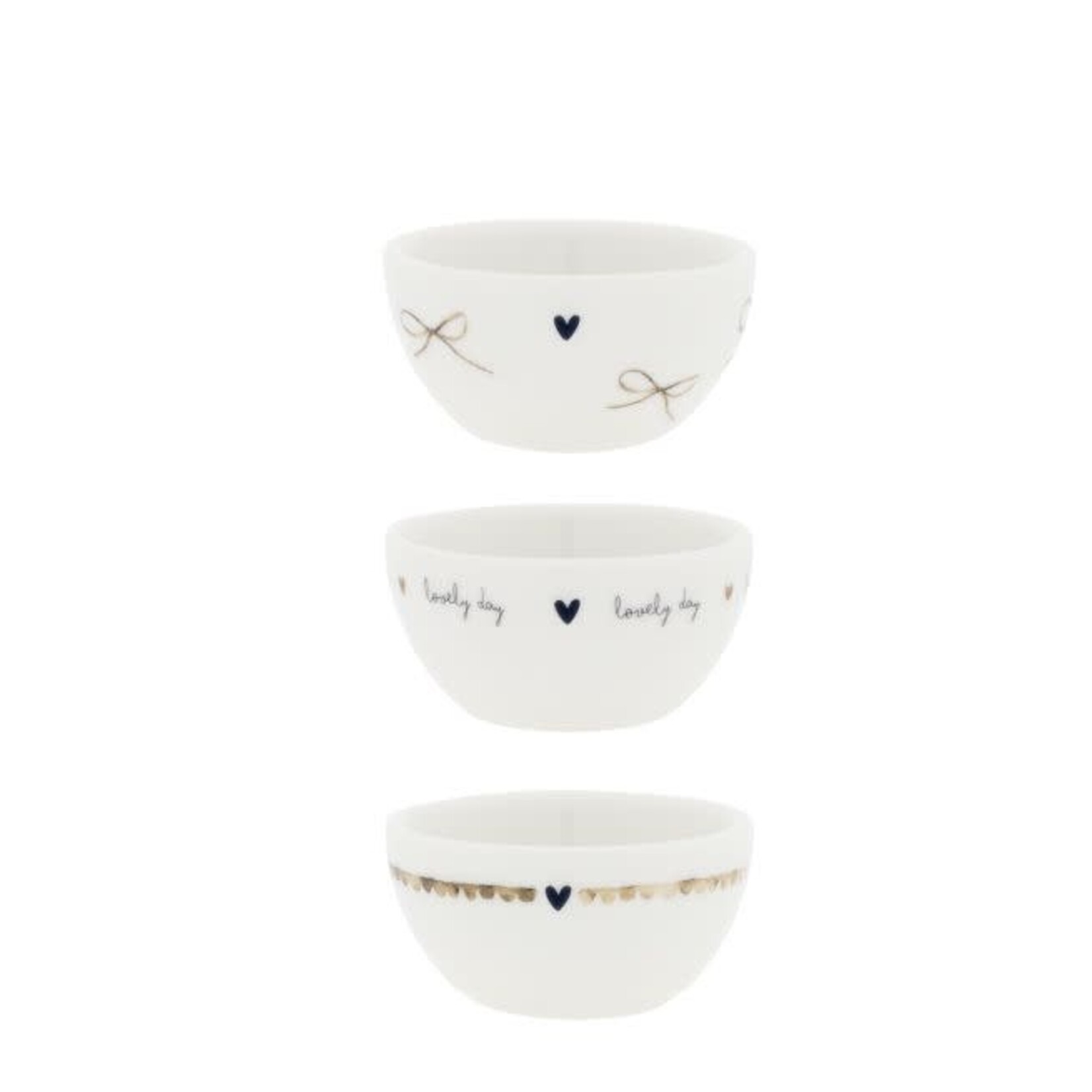Bastion Collections Bastion Strikjes Bowl White S (per stuk)