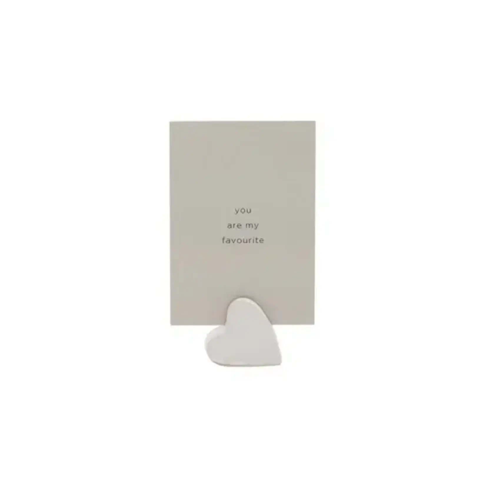 Leeff Leeff/hart kaarthouder- You are my favourite