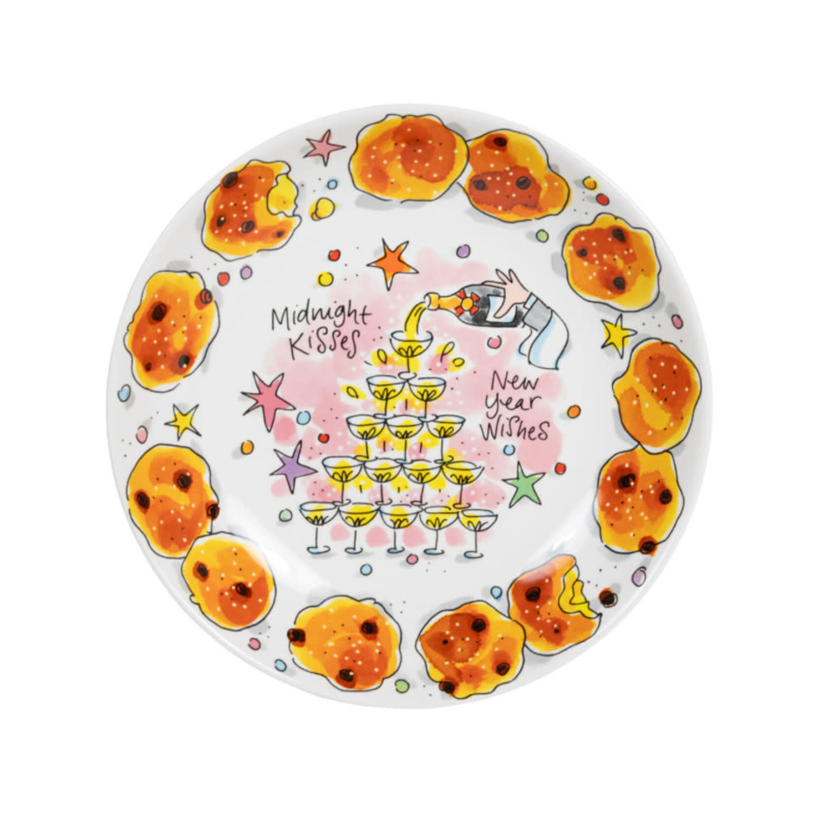 hsh Blond Amsterdam New Year Deep Plate 23 cm