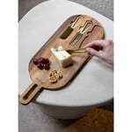 JENS Living Jens Living serveerplank met goud bestek