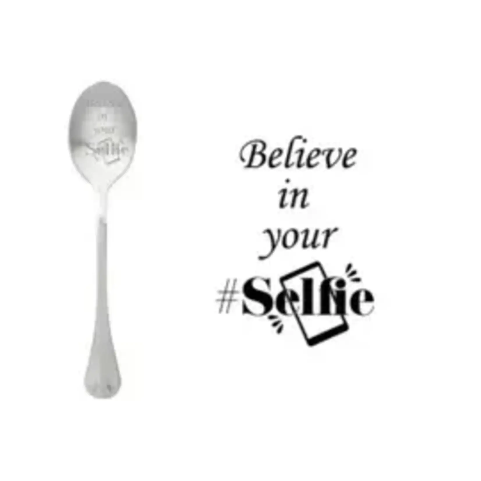 One message spoon Lepel Believe in your selfie
