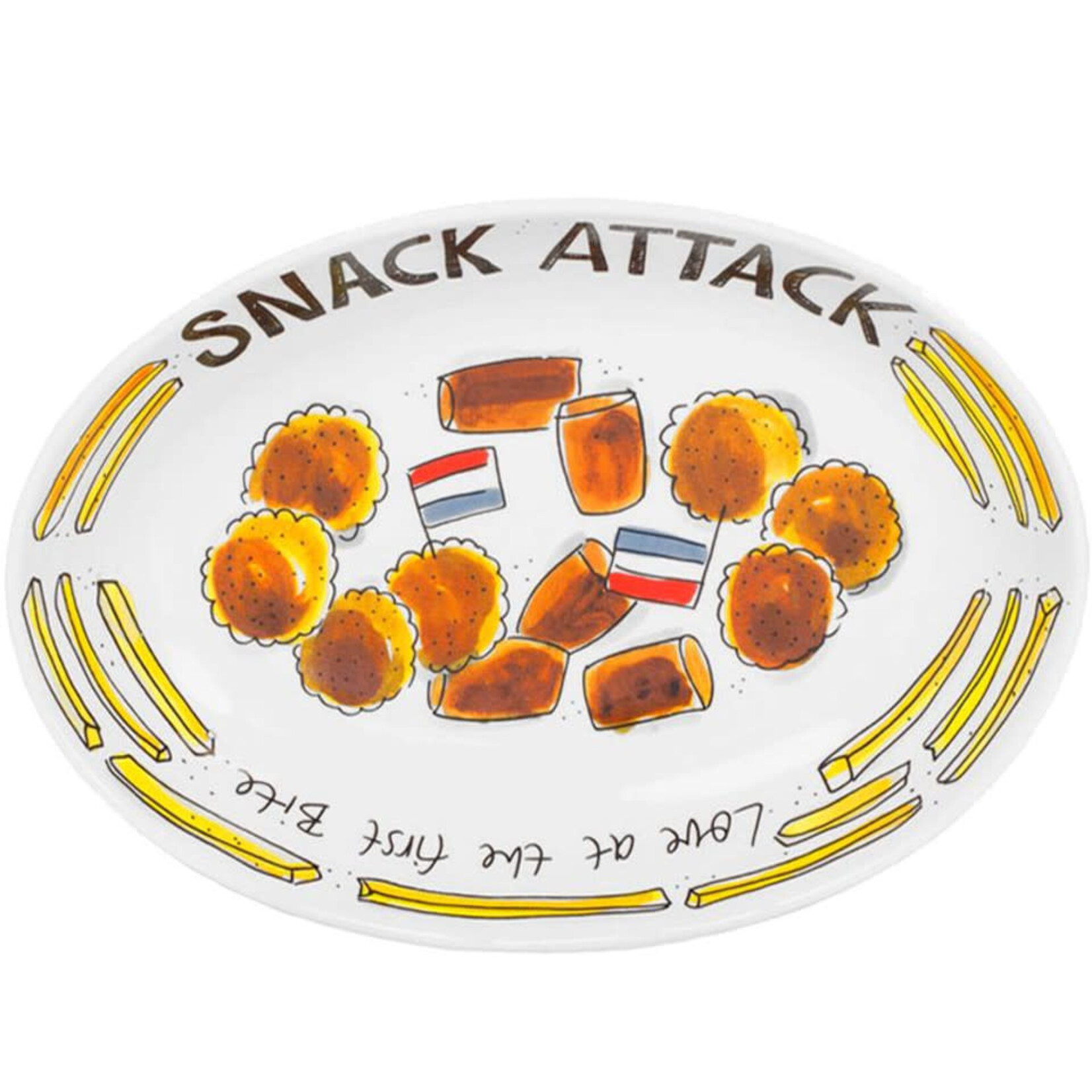 Blond Amsterdam Snack Bowl Oval 28,5 cm Blond Amsterdam