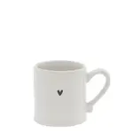 Bastion Collections Mok - Espresso Zwart Hartje