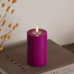 Deluxe Homeart Violet LED Candle 7,5 12,5 cm