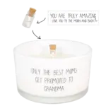 My Flame Lifestyle Flessenpost Kaars - Best Moms Get Promoted To Grandma