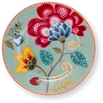 PIP Studio Plate Blooming Tales Fantasy Blue 17 cm