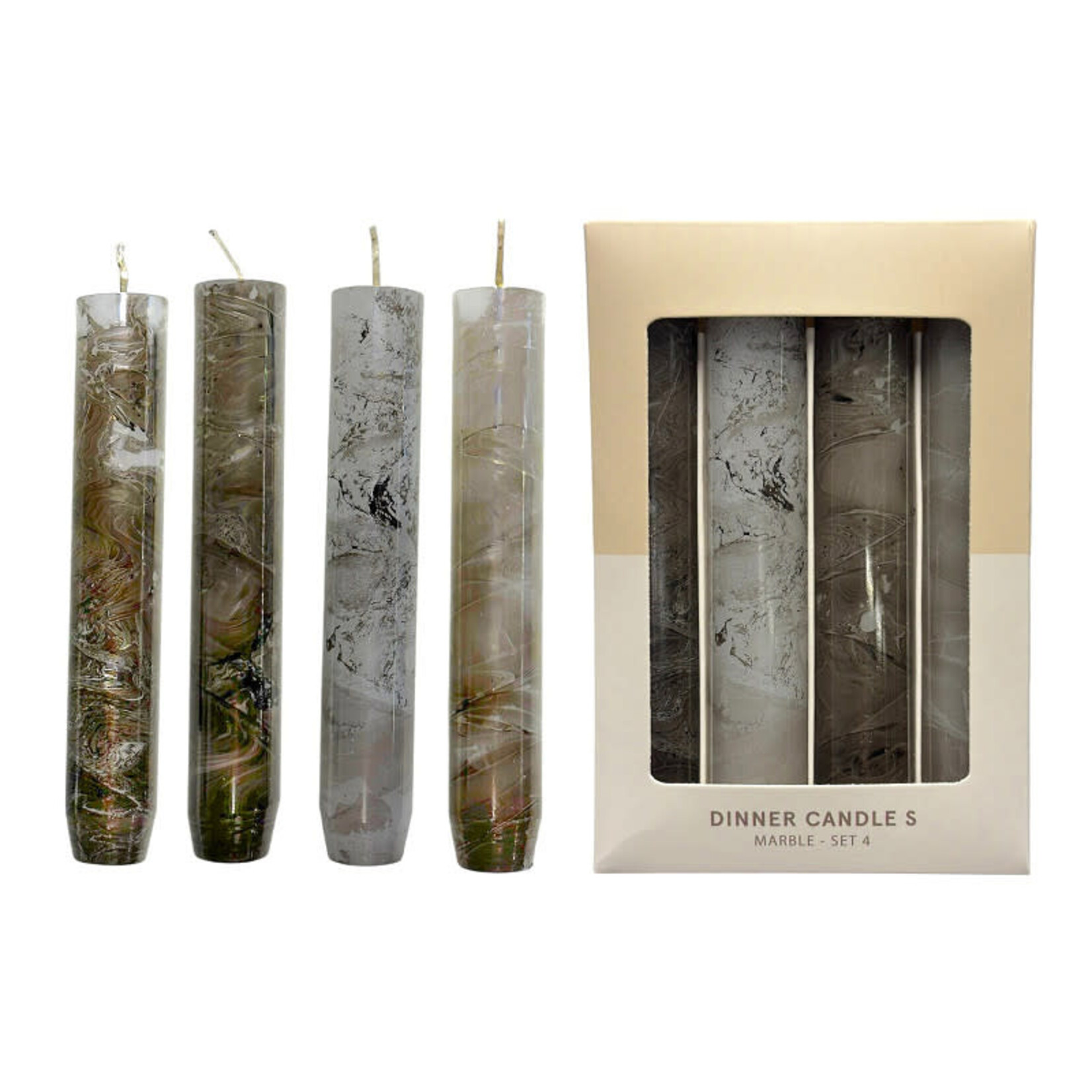 Home Society Dinerkaars Marble set van 4