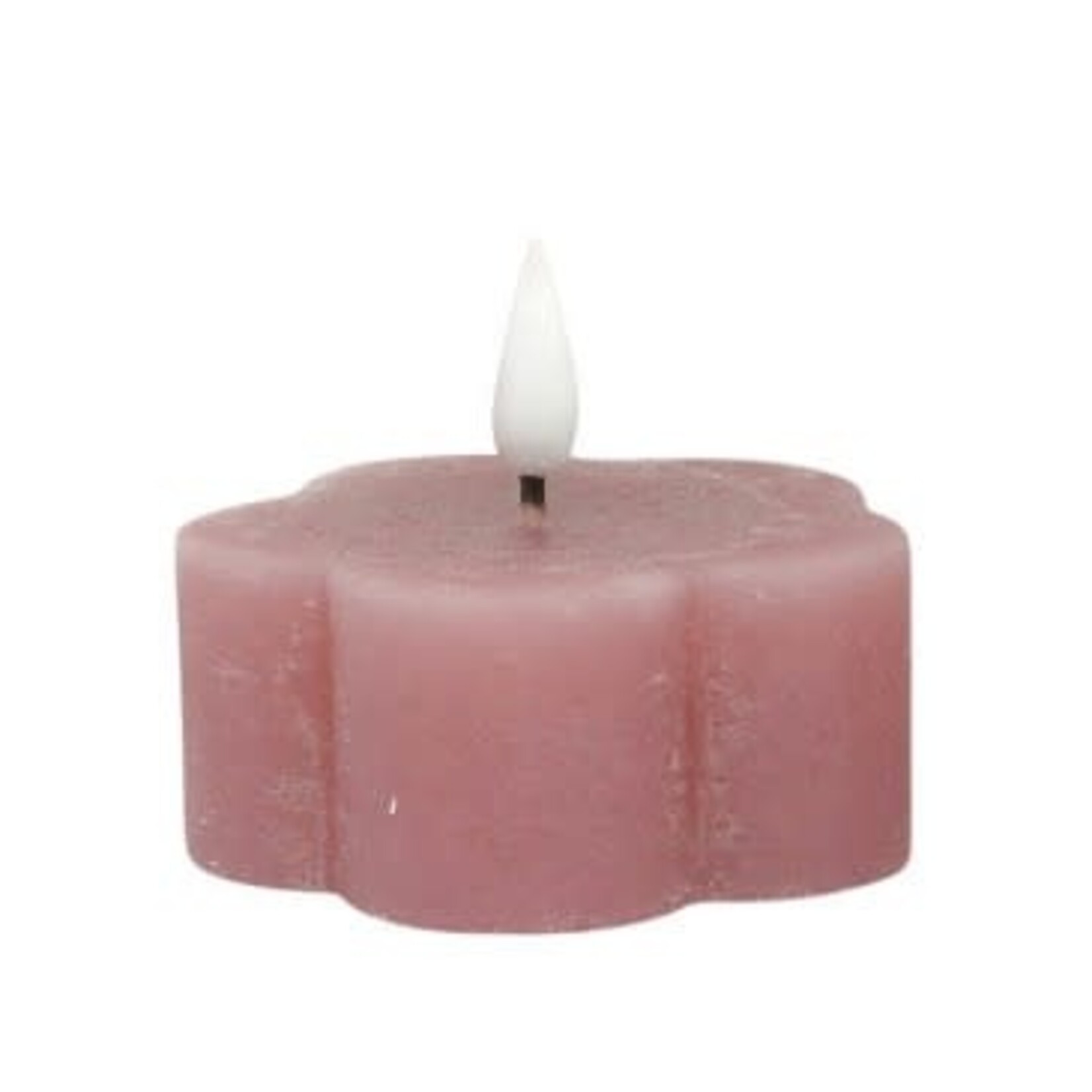 Home Society LED Kaars Flower Lila