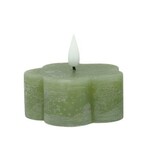 Home Society LED Kaars Flower Green