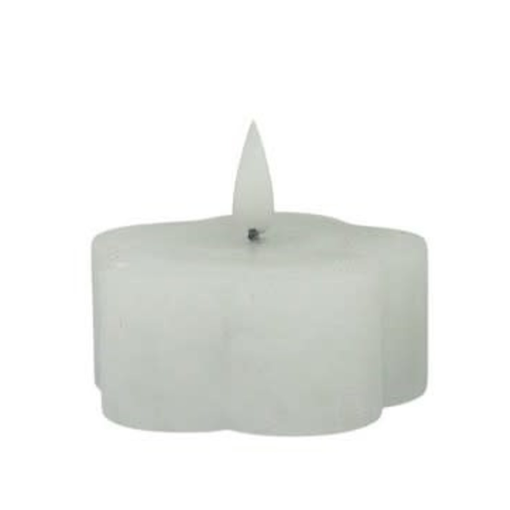 Home Society LED Kaars Flower Offwhite