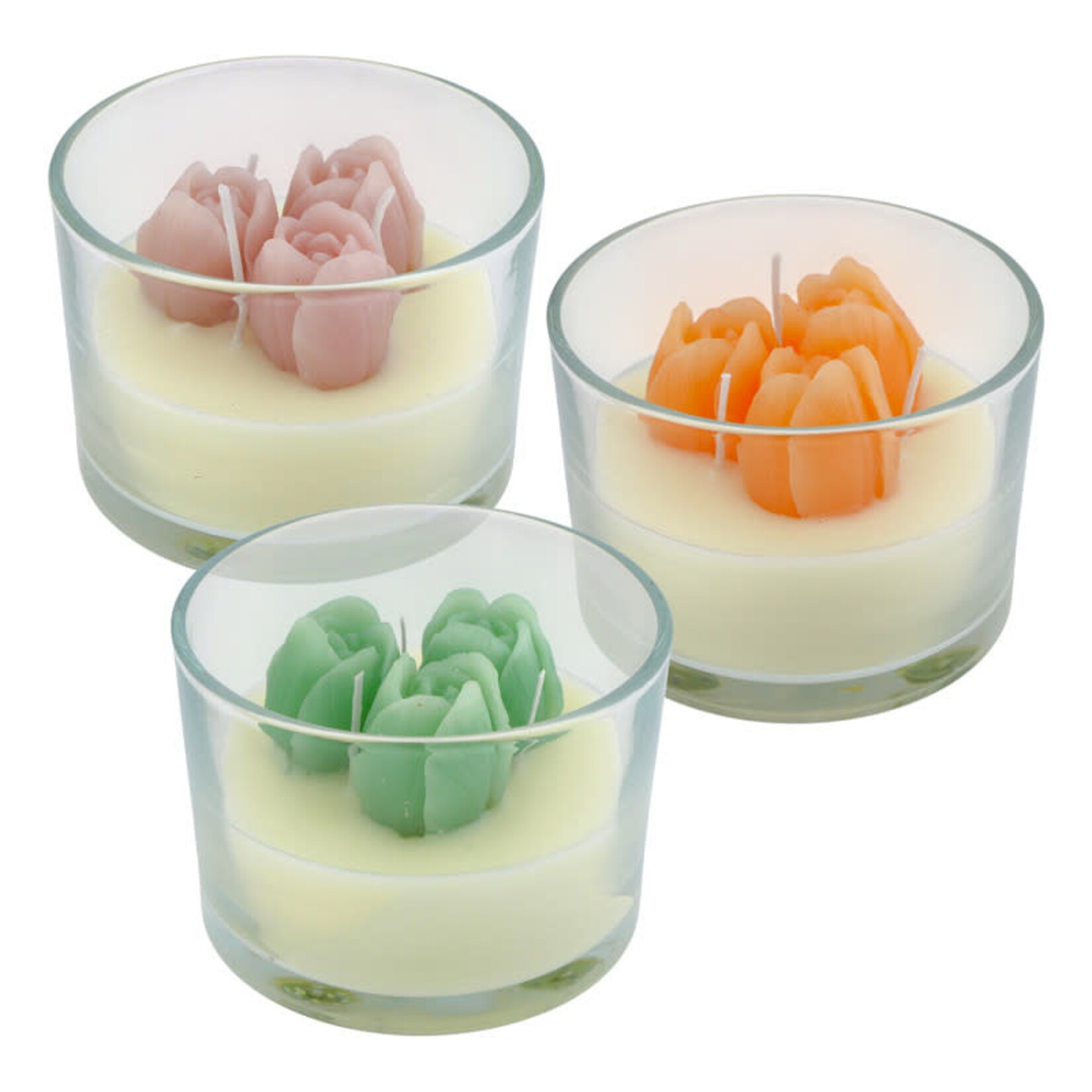 Home Society Kaars Tulp L Ass 3