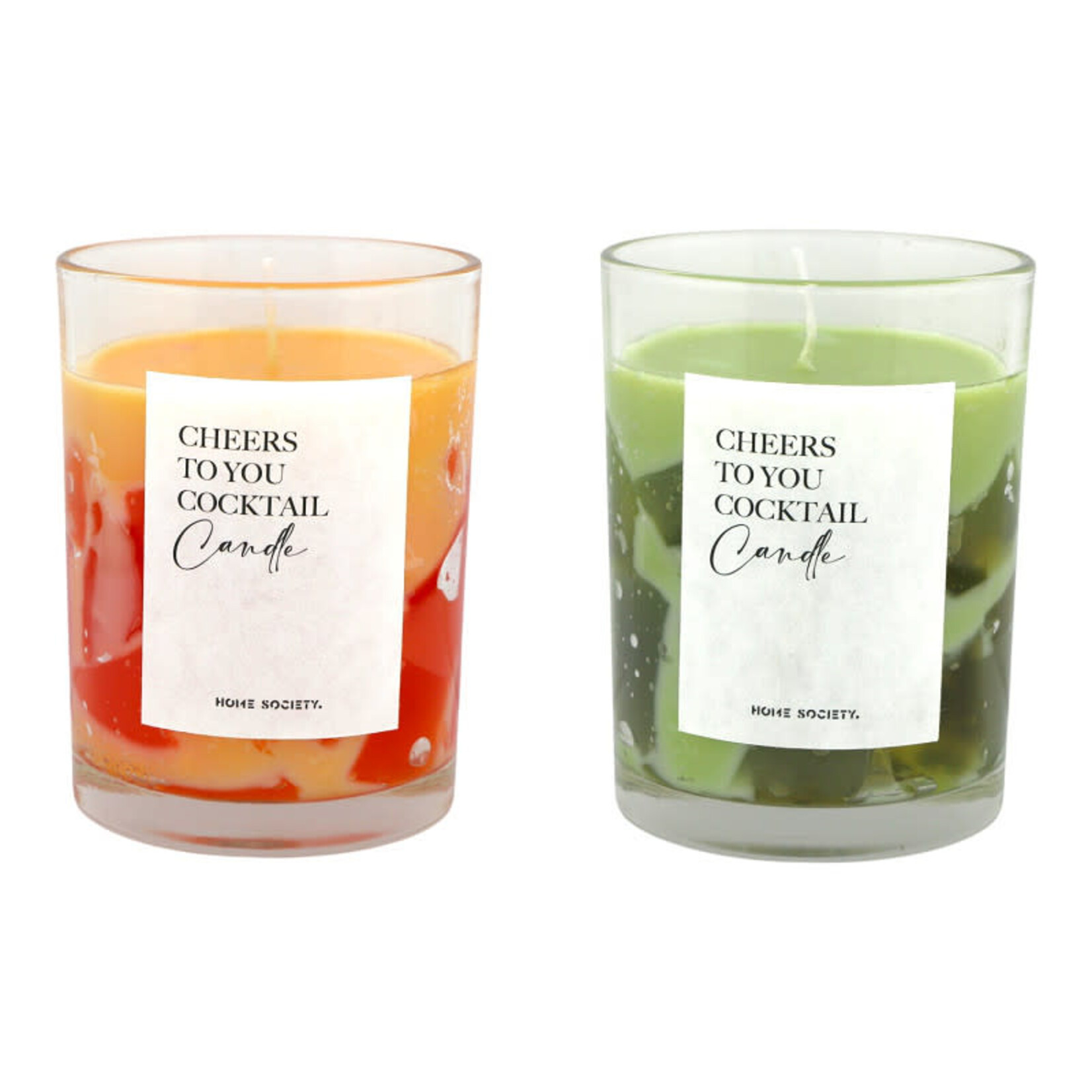 Home Society Kaars Cocktail Ass Multicolor