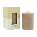 Home Society LED Kaars Pillar Taupe