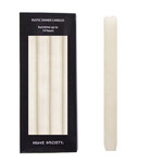 Home Society Dinner candle L white set/4