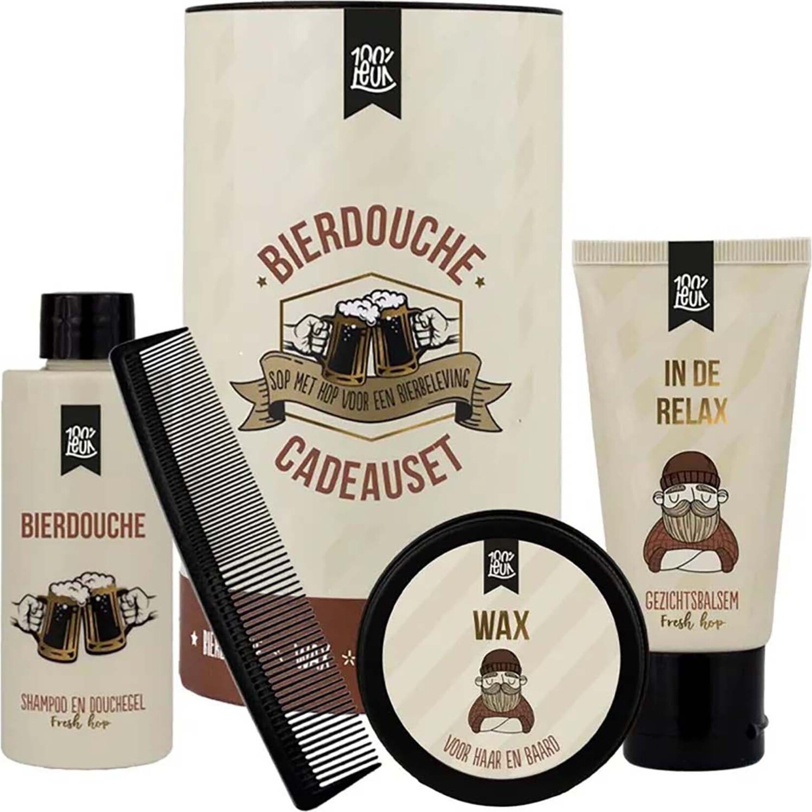 100% leuk Cadeaupakket - Bierdouche