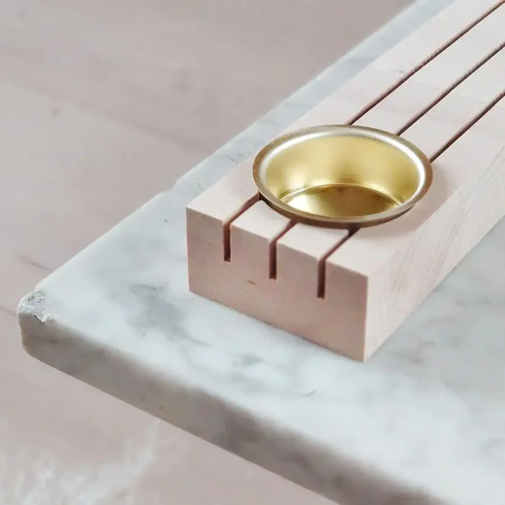 Roosmarijn Roosmarijn waxinelichthoudertje goud