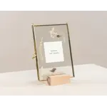 IKPAKJEIN Lijst met droogbloemen goud - Welkom lief kindje