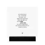 Zoedt Zoedt tegeltje 'Als we later oud zijn...'met houder