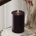 Deluxe Homeart Dark Purple LED Candle 10 * 15 cm - van 25,99 voor