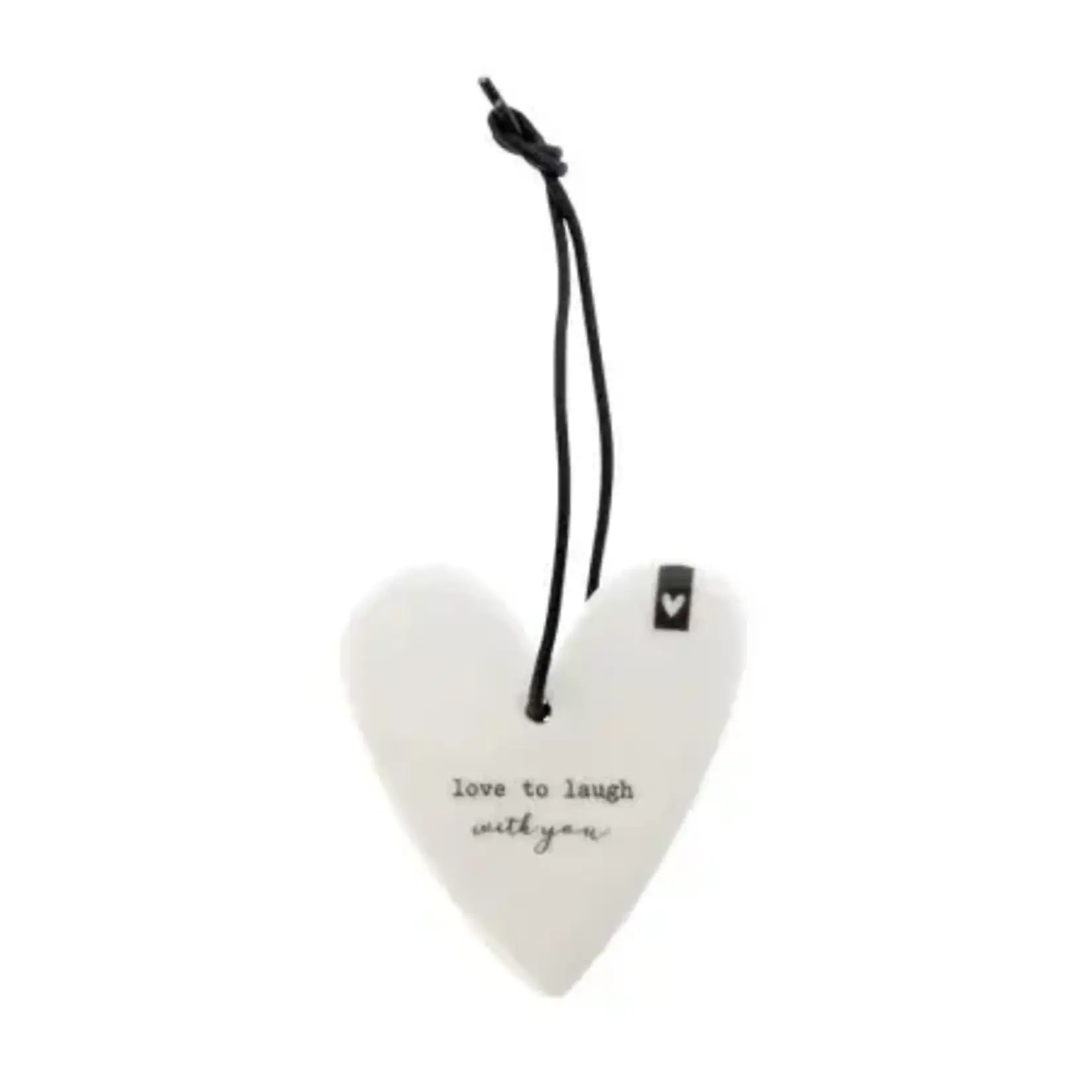 Bastion Collections Hearts Decoration White/BL