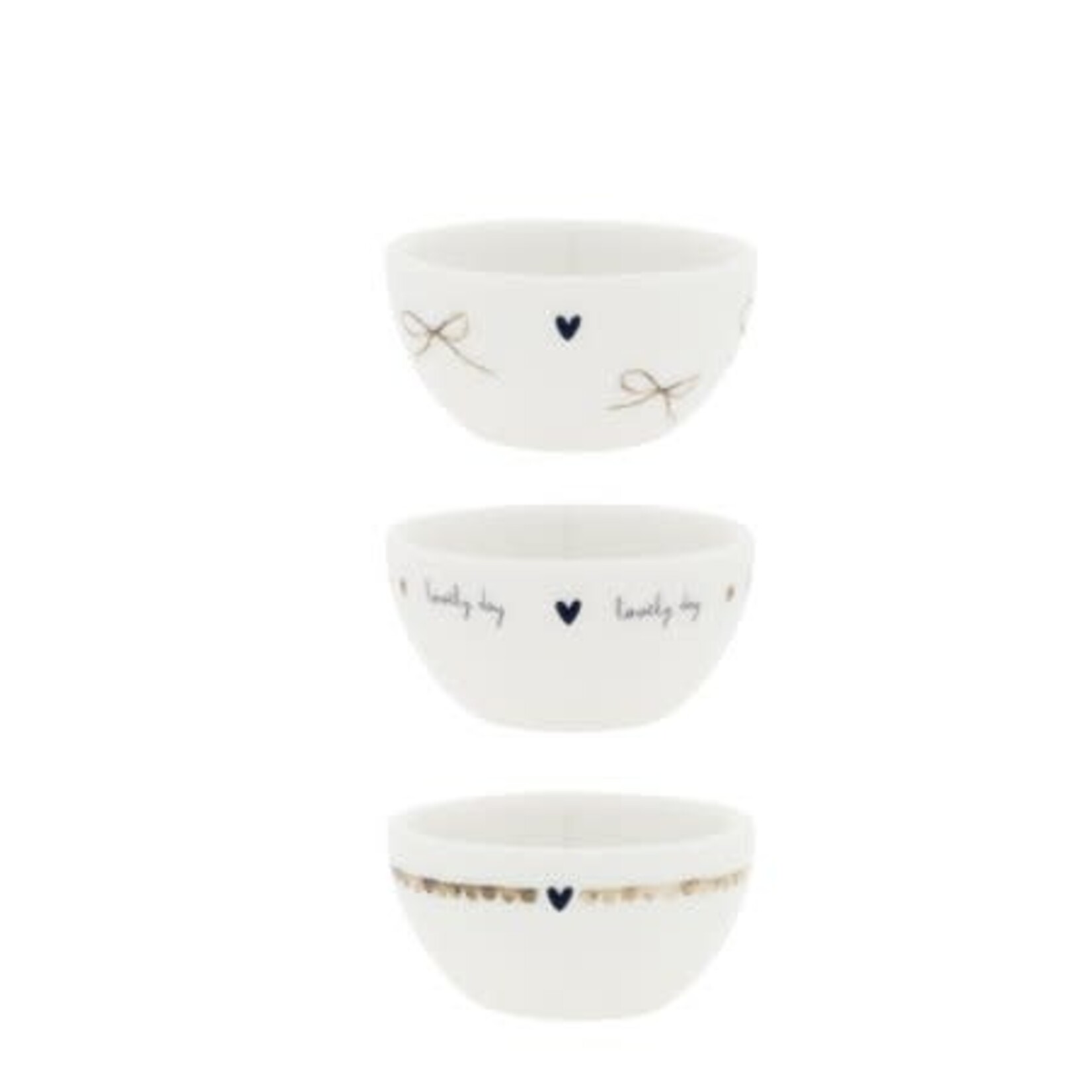 Bastion Collections Bastion Lovely Day Bowl White S (per stuk)